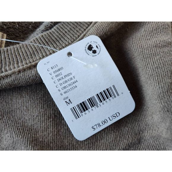 FREE PEOPLE WE THE FREE CAMDEN DOLPHIN D GR F  NWT - Picture 9 of 9